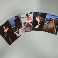 中森明菜写真★5枚セット