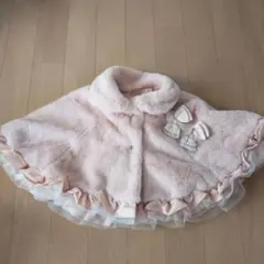 petit main ベビーポンチョ・マント ピンク 9