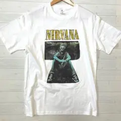 NIRVANA　Tシャツ　ニルヴァーナ 　バンドT　カートコバーン 白