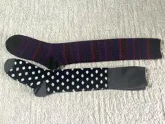 レディース ハイソックス 2足 まとめ売り