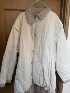 Kastane ホワイト キルティングジャケット