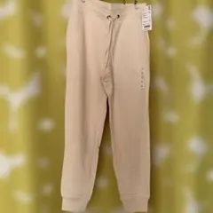 新品　UNIQLO オフホワイト スウェットパンツ Sサイズ