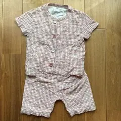 無印　半袖パジャマ 100cm ボタン練習にものサムネイル