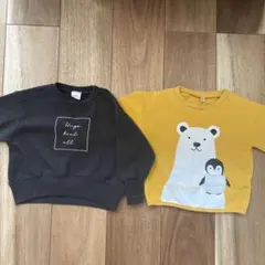 90センチ　キッズ　ベビー　トレーナー　２点セット