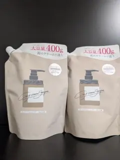 2個セット COCONE クリームシャンプー 400g 詰替