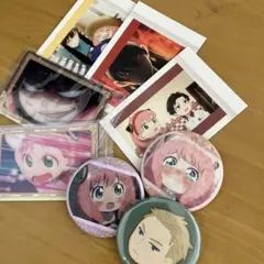 スパイファミリー　カード 缶バッジセット