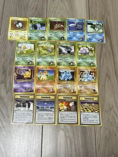 ジム拡張第1弾 ジム拡張第2弾 旧裏　ポケモンカード　17枚セット