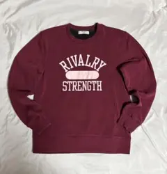 【古着】00s archive y2k ビンテージ調　センターロゴスウェット