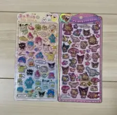 うるちゅるポップシール サンリオキャラクターズ　２点　サンリオ　日焼け