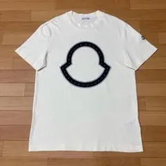 MONCLER 長袖 Tシャツ ビッグ ロゴ マグリア 透かし ホワイト M - メルカリ