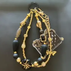 黒ゴールドストラップ