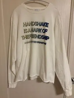 LEPSIM ホワイト 長袖 Tシャツ プリント入りのサムネイル