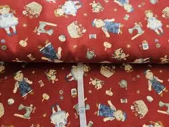 スケア カントリー生地 カントリードール 赤