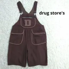 drug store's（ドラッグストアーズ）サロペット　刺繍ロゴ　F