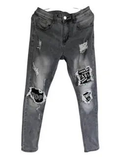 PURPLE BRAND ダメージ加工スリムフィットデニム28サイズ purple brand 28 PURPLE BRAND 28 ダメージ スリムフィット