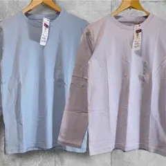 【未使用2枚セット】トップバリュ　160 ロンT オーガニックコットン