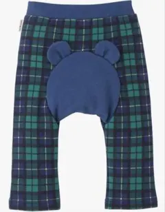 【新品タグ付き】ホットビスケッツ チェック柄パンツ 70 くま