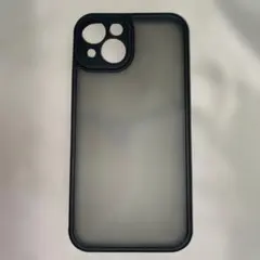 iPhone 14( 6.1inch)ブラック半透明スマホハードケース