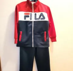 【新品】FILA フルジップジャージ 赤/紺