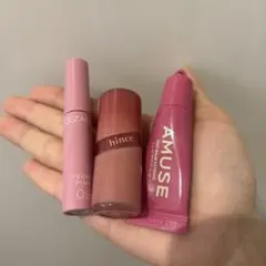 CEZANNE hince AMUSE リップ 3点セットのサムネイル