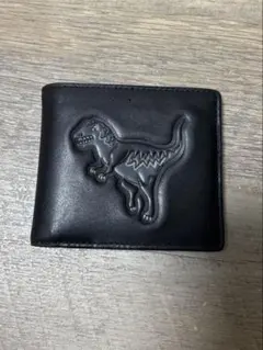 本日限定【新品未使用】COACH コーチ　二つ折り財布 恐竜 レキシー ブラック COACH コーチ CZ120 ビルフォールド ウォレット レキシー