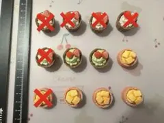 ミニチュアスイーツセット 6個