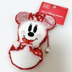 東京ディズニーリゾート 25周年 ミニーマウス キーチェーン　クリスマス