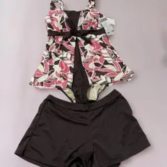 Slender Carat 花柄セパレート水着　新品タグ付