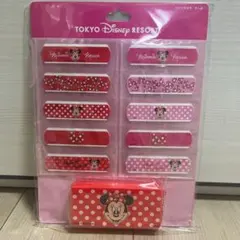 新品ミニーマウス 絆創膏 ケース付きバンドエイド ディズニーランド