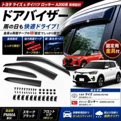 ダイハツ ロッキー 純正 ワイドバイザー 08610-K1017 - メルカリ