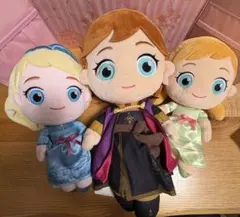 アナと雪の女王　ぬいぐるみ　3個セット