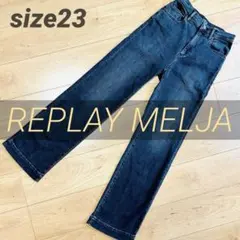 良品✨リプレイ MELJA リラックスストレートフィット ブラック 23のサムネイル
