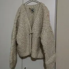 Dot and Stripes KHWOPA ネパールニットカーディガン