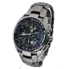 SEIKO WIREDワイアード7T92-0ER0 チタンQZクロノグラフ稼動品