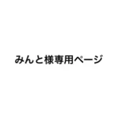 みんと様専用ページ