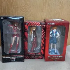 EVA RACING PREMIUM RO FIGURE アスカ 3体セット