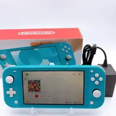［美品］Nintendo Switch Lite ターコイズ 本体 完品