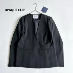 黒 ノーカラージャケット