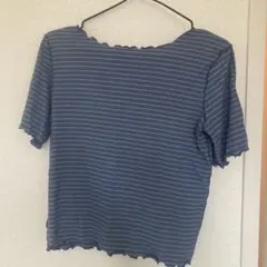 レトロガール ボーダー トップス