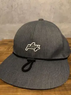 PLAYDESIGN キャップ　グレー