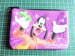 グーフィー パークチケット風ランダムポーチ 東京ディズニーリゾート パープル