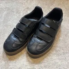 本日限定値下げ中◆ZARA キッズ スニーカー ブラック ベルクロ 23.5のサムネイル