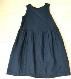 ノースリーブ　ネイビー　濃紺　ワンピース