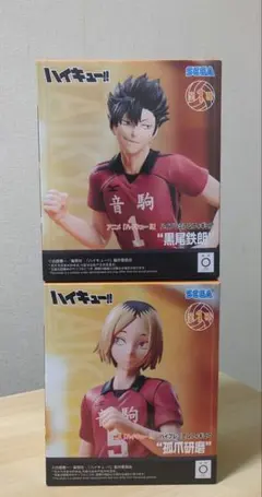 ハイキュー!! 黒尾鉄郎 孤爪研磨 フィギュアセット