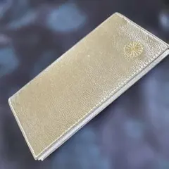 ☆1点限り☆ 未使用・新品 皇居限定 二つ折り長財布 ゴールド 化粧箱 