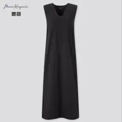 ユニクロ×マメクロゴウチ エアリズムコットンブラワンピース　ブラック　M