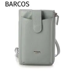 BARCOS（バルコス）オールウェイズレザーポシェット＜ピッコラ＞ （ブルー）