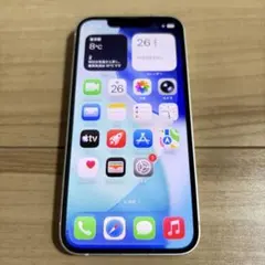 美品 バッテリー新品 iPhone13 mini 256GB スターライト