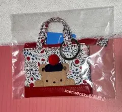 【完売☆新品】ファミリア★ミニバッグ チャーム リバティ 赤 ★