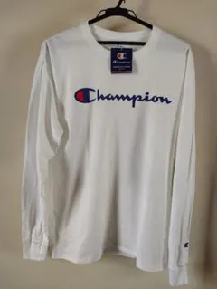 新品 チャンピオン 長袖カットソー ロンT M ホワイト